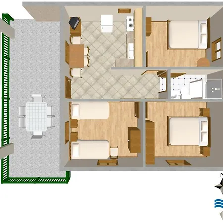 With A Parking Space - 4268 Apartmán *